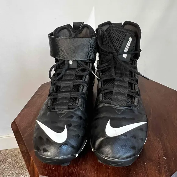Nike Force Savage Black Size 10 Elite 2 High Anthracite Football Cleats
