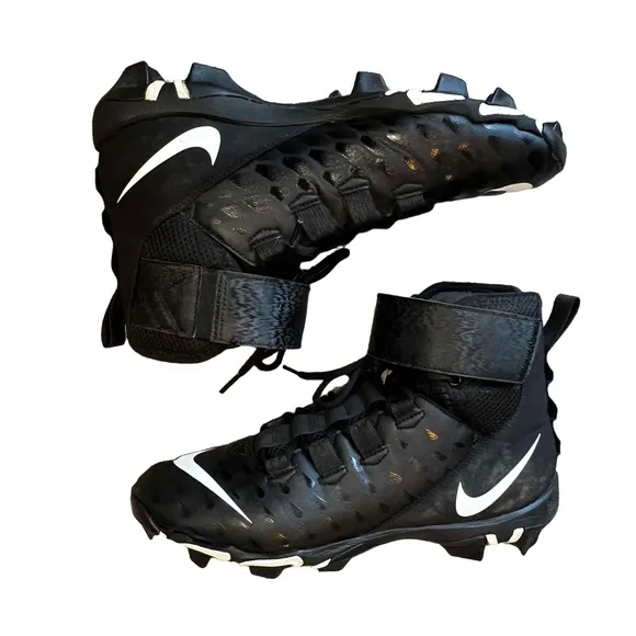 Nike Force Savage Black Size 10 Elite 2 High Anthracite Football Cleats