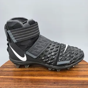 Nike Force Savage Elite 2 TD Football Cleats Mens 11 Black Straps Athletic Shoes