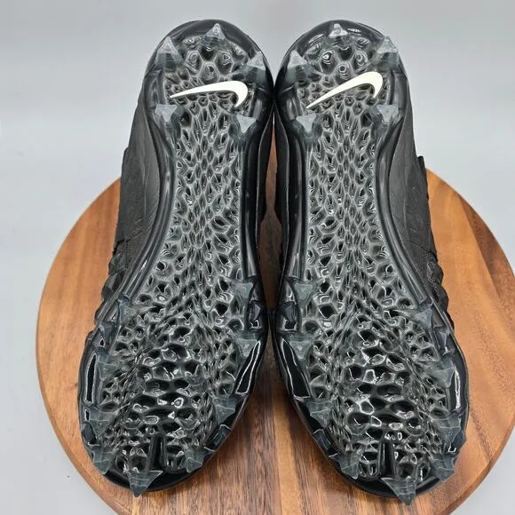 Nike Force Savage Elite 2 TD Football Cleats Mens 11 Black Straps Athletic Shoes