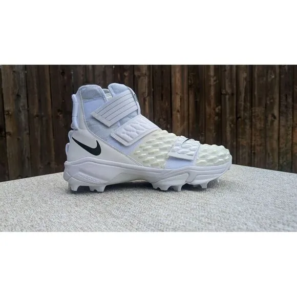 Nike Force Savage Elite Shark Football Cleats‎ Size 14 White PE Oregon Ducks