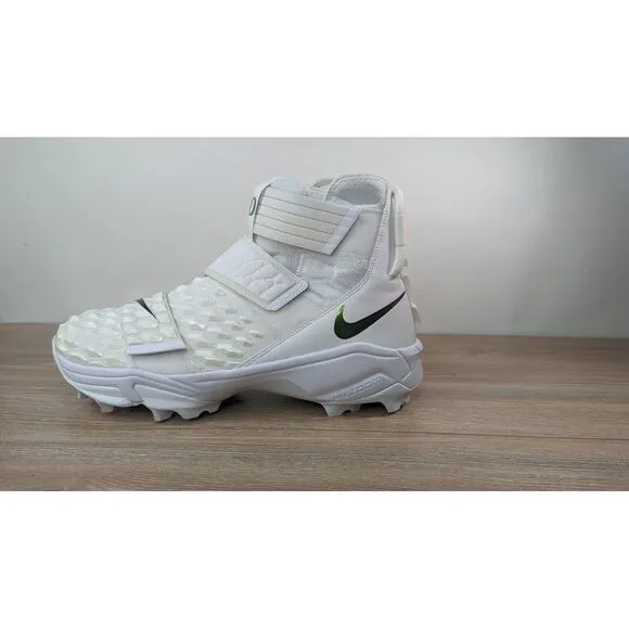 Nike Force Savage Elite Shark Football Cleats‎ Size 14 White PE Oregon Ducks
