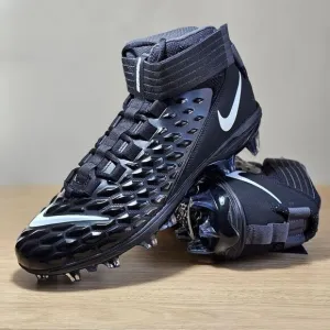 Nike Force Savage Pro 2 Football Cleats Shoes Men's 9 Black White New AH4000-002