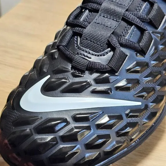 Nike Force Savage Pro 2 Football Cleats Shoes Men's 9 Black White New AH4000-002