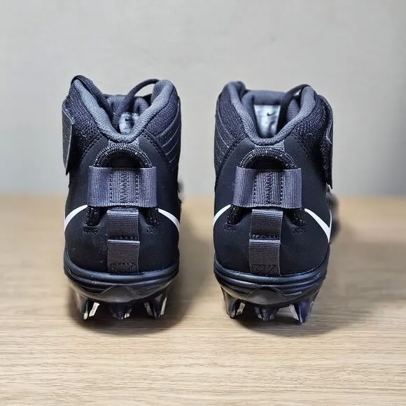 Nike Force Savage Pro 2 Football Cleats Shoes Men's 9 Black White New AH4000-002