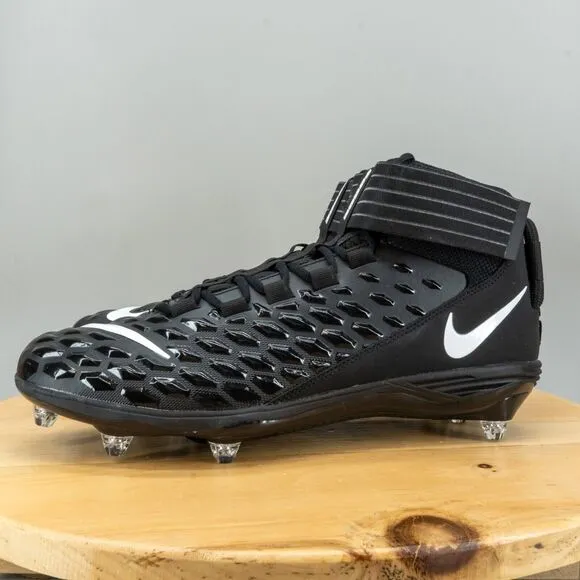 Nike Force Savage Pro 2 Men's Size 14 Football Cleats Detachable Black NEW