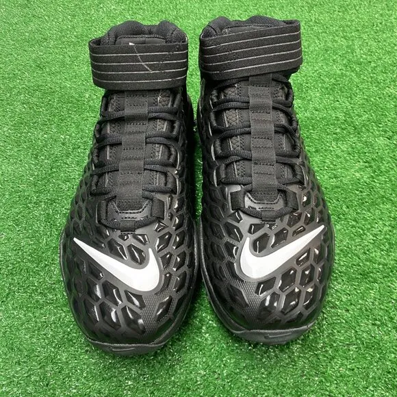 Nike Force Savage Pro 2 Mid Mens Football Shoes Black BV5448-001 NEW Sz 12.5