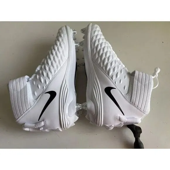 Nike Force Savage Pro 2 Detachable Football Cleats White BV3981-100 Men’s 13.5