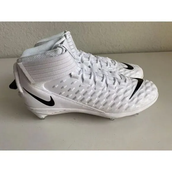 Nike Force Savage Pro 2 Detachable Football Cleats White BV3981-100 Men’s 13.5