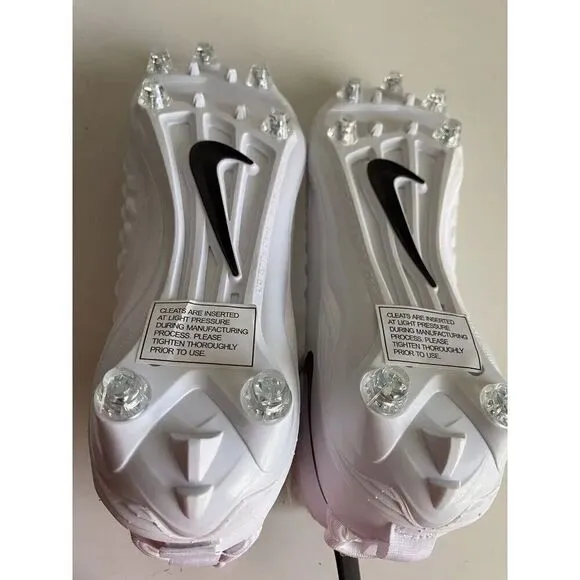 Nike Force Savage Pro 2 Detachable Football Cleats White BV3981-100 Men’s 13.5