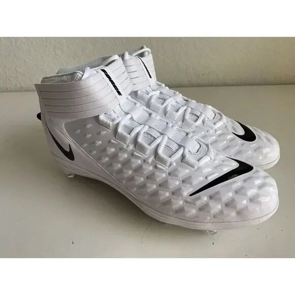 Nike Force Savage Pro 2 Detachable Football Cleats White BV3981-100 Men’s 13.5