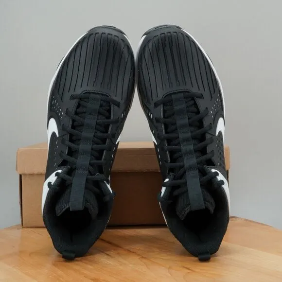 Nike Force Savage Pro 3 Shark Men's Size 11 Shoes Black Football Cleats Lineman