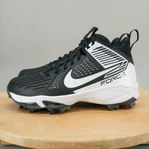 Nike Force Savage Pro 3 Shark Men's Size 11 Shoes Black Football Cleats Lineman