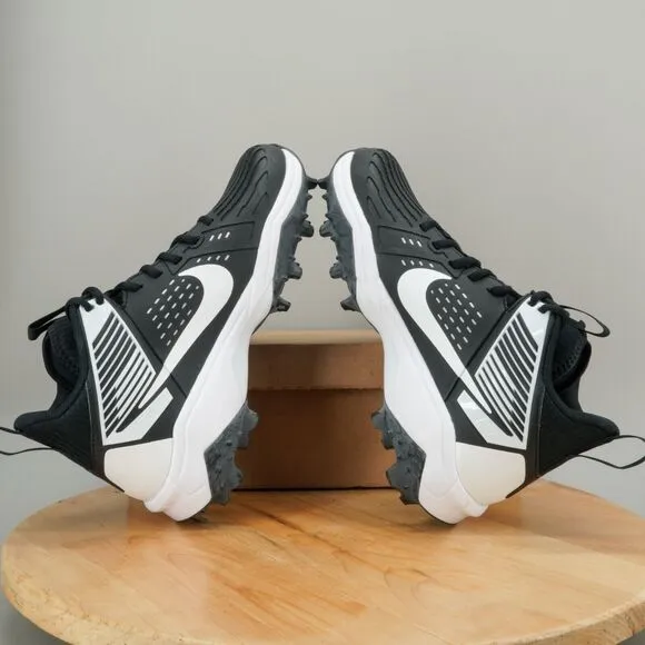 Nike Force Savage Pro 3 Shark Men's Size 11 Shoes Black Football Cleats Lineman