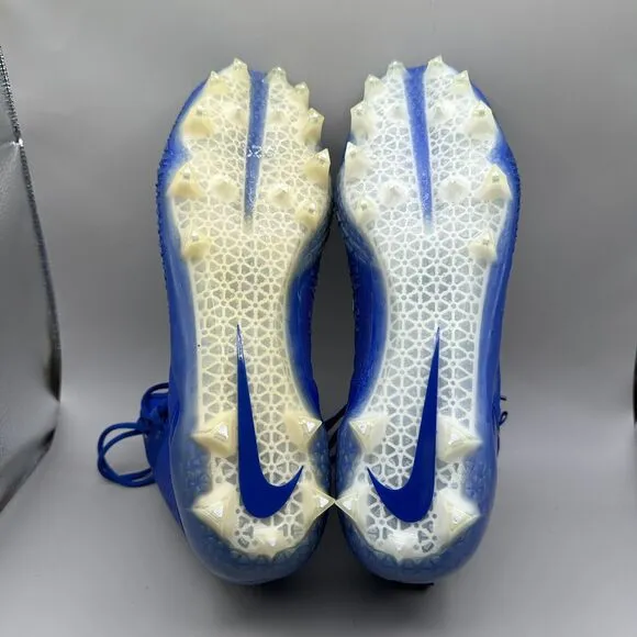 Nike Force Savage Pro TD Football Cleats White Blue 918346-415 Men’s Size 14