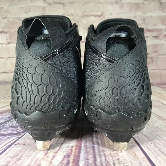 NIKE Force Trout 5 Black/Oil Grey/White Metal Baseball cleats Mens 8