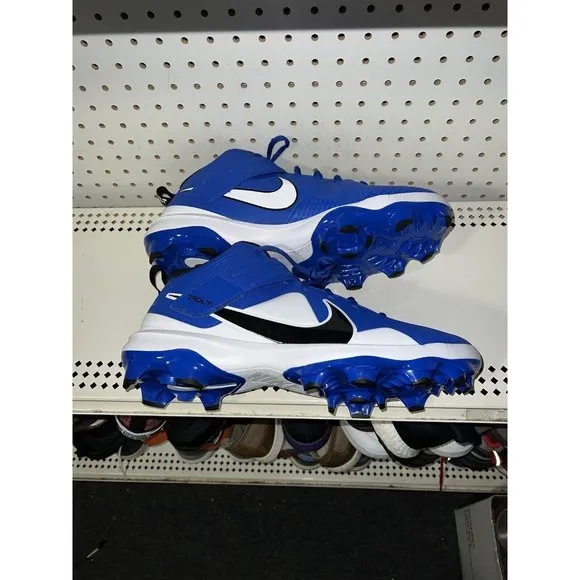 Nike Force Trout 7 Pro MCS Mens Molded Baseball Cleats Size 15 Royal Blue White