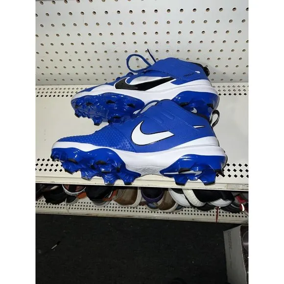 Nike Force Trout 7 Pro MCS Mens Molded Baseball Cleats Size 15 Royal Blue White