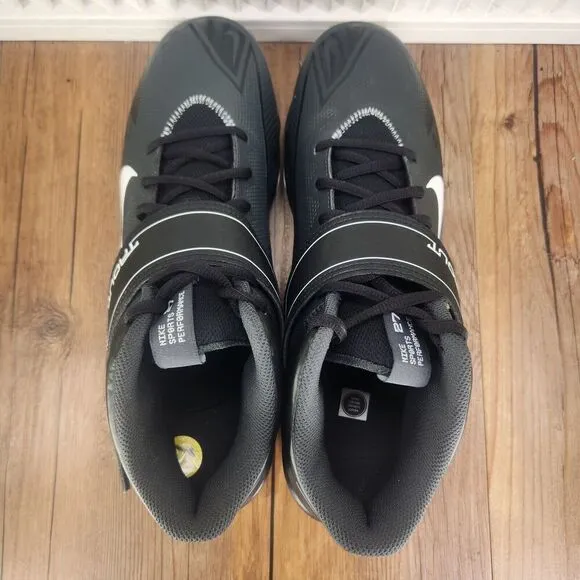 Nike Force Trout 8 Keystone Mold CZ5911-011 Men 13 Black Mid Baseball Cleats NEW