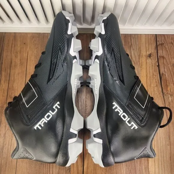 Nike Force Trout 8 Keystone Mold CZ5911-011 Men 13 Black Mid Baseball Cleats NEW