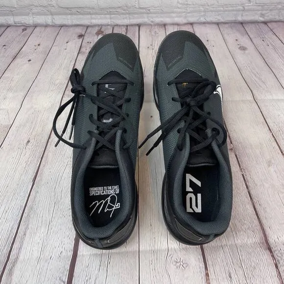 Nike Force Trout 8 Pro MCS Black Baseball Cleats Mens Size 8.5 (CZ5914-011)