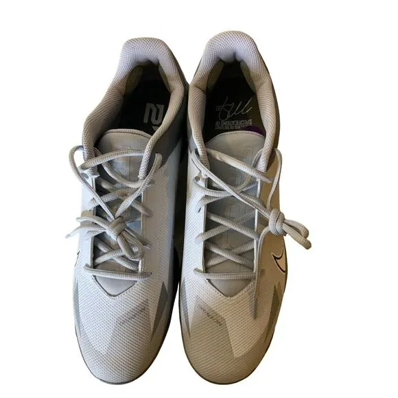 Nike Force Trout 8 Pro Molded Baseball Cleats Gray Men's Size 14 Shoes