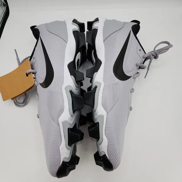Nike Force Trout 9 Baseball Cleats Mens 12 Keystone Grey FB9728-002 Shoes NEW