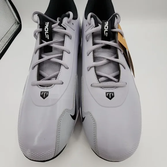 Nike Force Trout 9 Baseball Cleats Mens 12 Keystone Grey FB9728-002 Shoes NEW