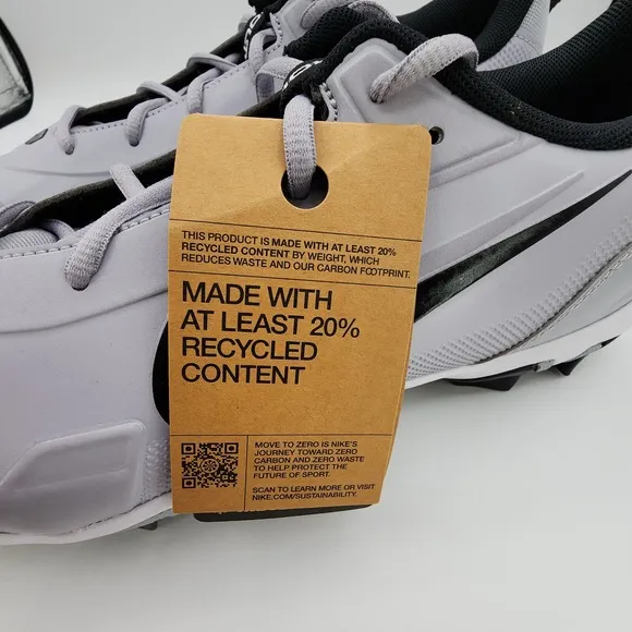 Nike Force Trout 9 Baseball Cleats Mens 12 Keystone Grey FB9728-002 Shoes NEW