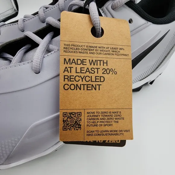 Nike Force Trout 9 Baseball Cleats Mens 13 Keystone Grey FB9728-002 Shoes NEW