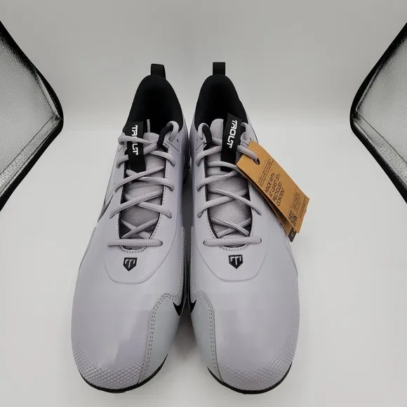 Nike Force Trout 9 Baseball Cleats Mens 13 Keystone Grey FB9728-002 Shoes NEW