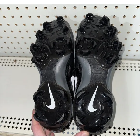 Nike Force Trout 9 Elite MCS Mens Molded Baseball Cleats Size 12 Black Gray