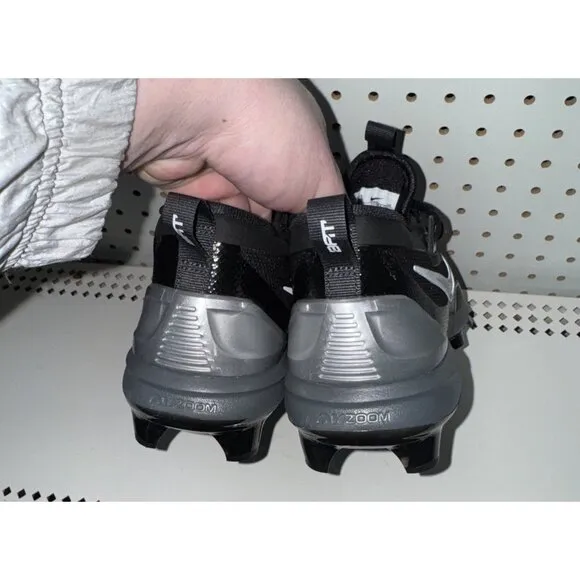 Nike Force Trout 9 Elite MCS Mens Molded Baseball Cleats Size 12 Black Gray