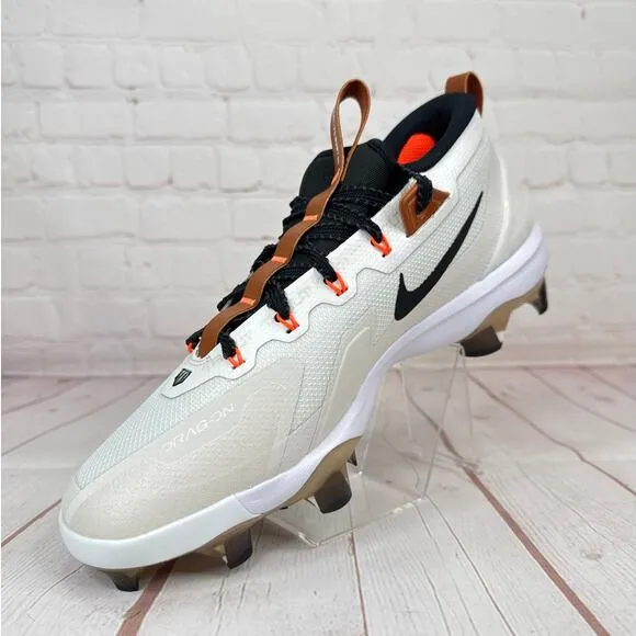 Nike Force Trout 9 Elite MCS Summit White Baseball Cleats Mens Sz 9 (FZ8643-100)