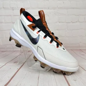 Nike Force Trout 9 Elite MCS Summit White Baseball Cleats Mens Sz 9 (FZ8643-100)