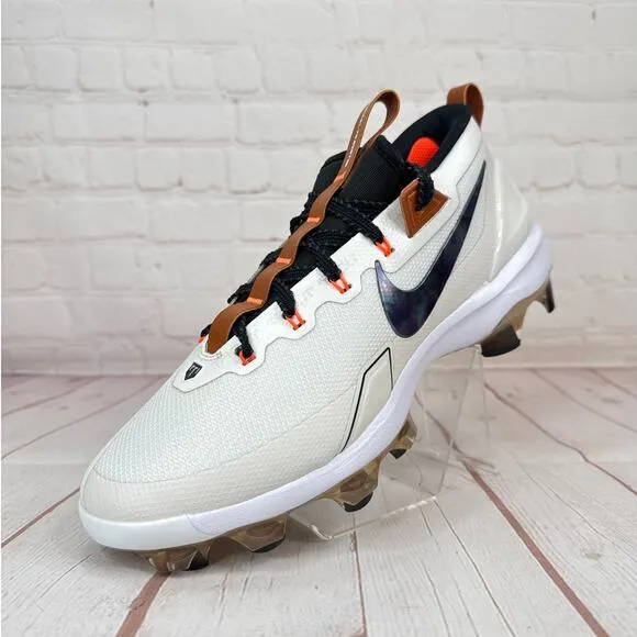 Nike Force Trout 9 Elite MCS Summit White Baseball Cleats Mens Sz 9 (FZ8643-100)
