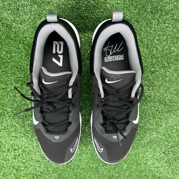 Nike Force Trout 9 Pro MCS Men's 11.5 Baseball Cleats FB2908 001 Black Shoes NEW