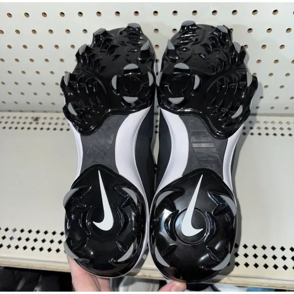 Nike Force Trout 9 Pro MCS Mens Molded Baseball Cleats Size 12 Black White Gray