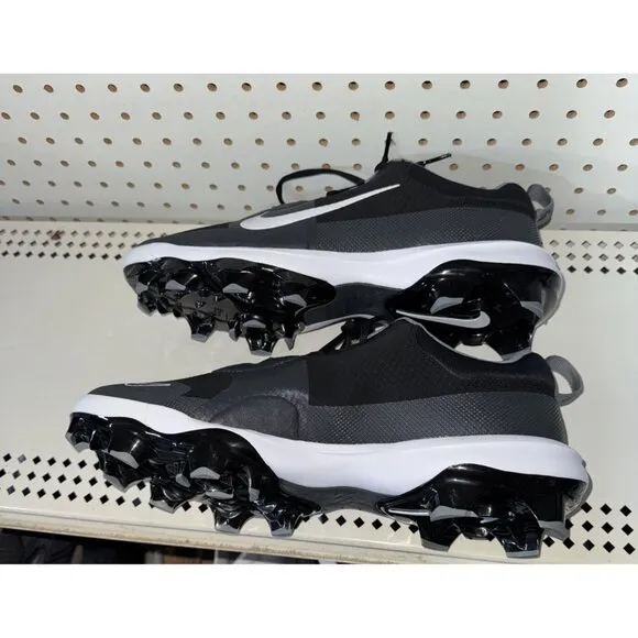 Nike Force Trout 9 Pro MCS Mens Molded Baseball Cleats Size 12 Black White Gray