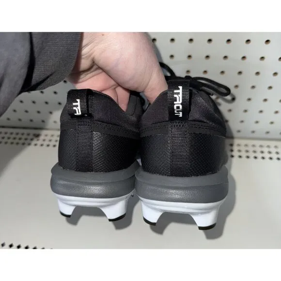 Nike Force Trout 9 Pro MCS Mens Molded Baseball Cleats Size 9.5 Black Gray White