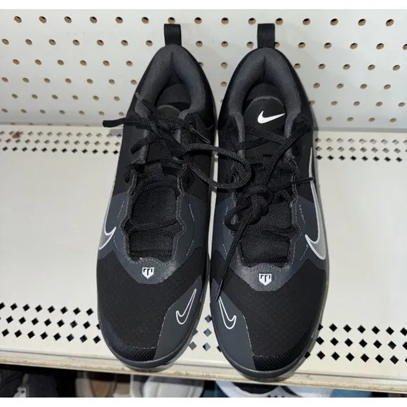 Nike Force Trout 9 Pro MCS Mens Molded Baseball Cleats Size 9.5 Black Gray White