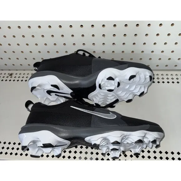 Nike Force Trout 9 Pro MCS Mens Molded Baseball Cleats Size 9.5 Black Gray White