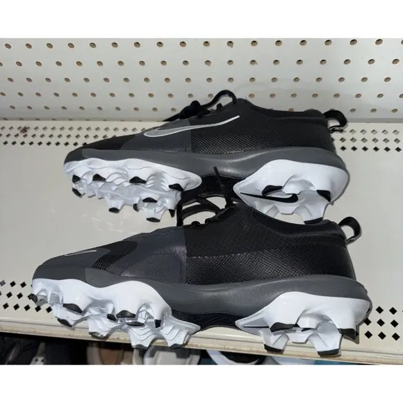 Nike Force Trout 9 Pro MCS Mens Molded Baseball Cleats Size 9.5 Black Gray White