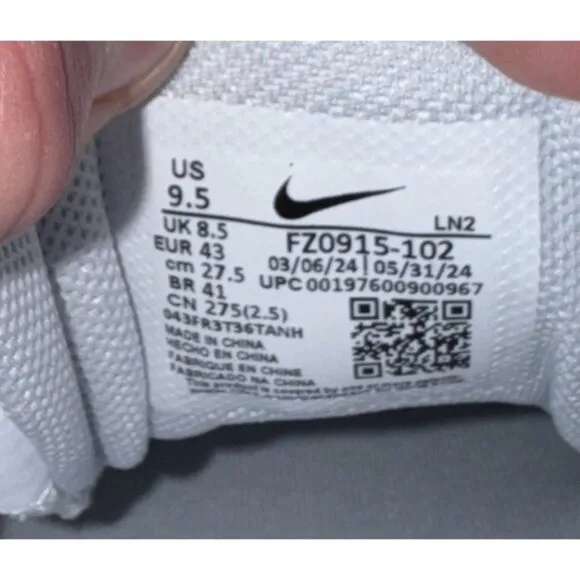 Nike Force Trout 9 Pro MCS Mens Molded Baseball Cleats Size 9.5 White Gray Black