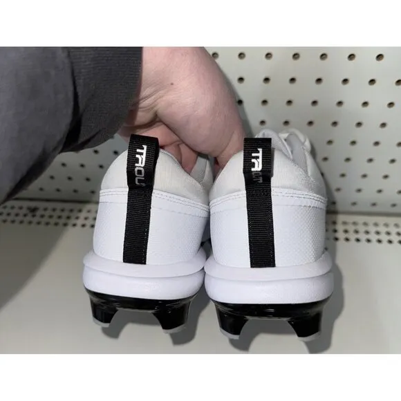 Nike Force Trout 9 Pro MCS Mens Molded Baseball Cleats Size 9.5 White Gray Black
