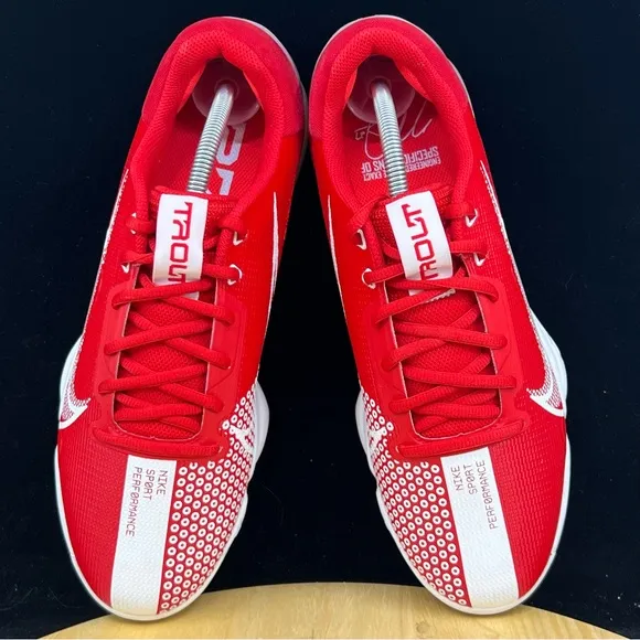 Nike Force Zoom Mike Trout 7 Low Metal Baseball Cleats CQ7224-602 Mens Size 10.5