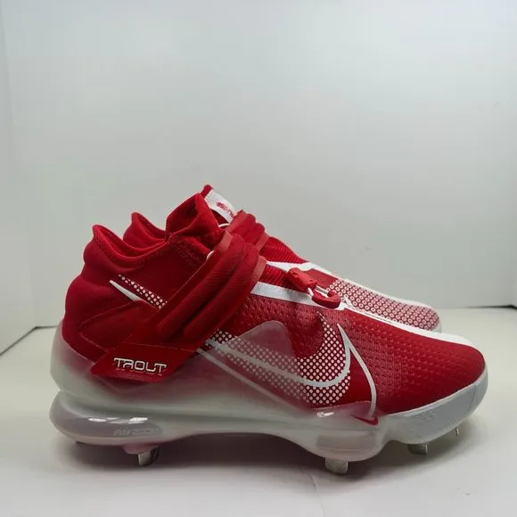 Nike Force Zoom Mike Trout 7 Red Baseball Cleats CI3134-602 Men’s Size 10.5,11,3