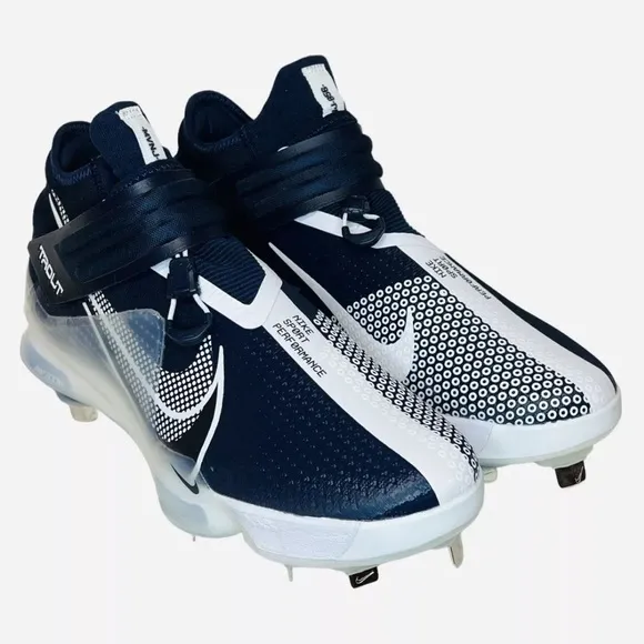 Nike Force Zoom Trout 7 Black White Baseball Cleats CI3134-005 Mens Size 13