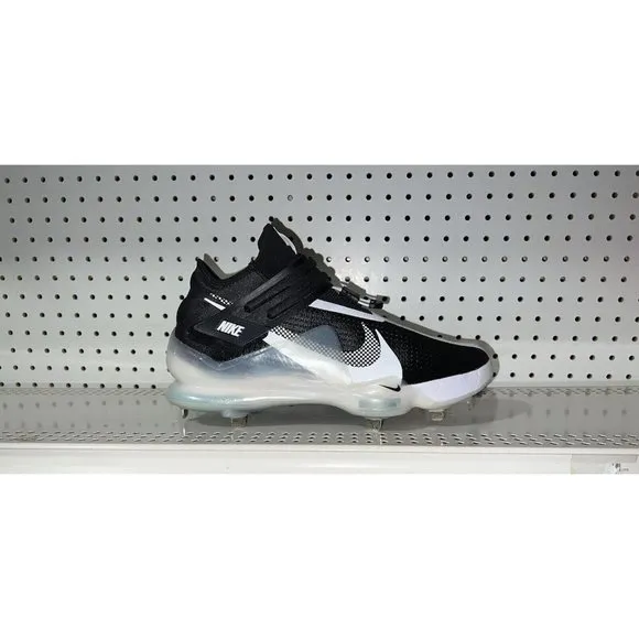 Nike Force Zoom Trout 7 Mens Metal Baseball Cleats Size 12 Black White