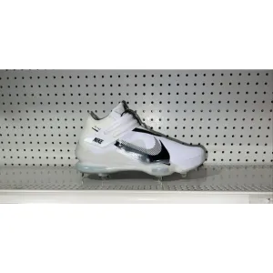 Nike Force Zoom Trout 7 Mens Metal Baseball Cleats Size 12 White Black